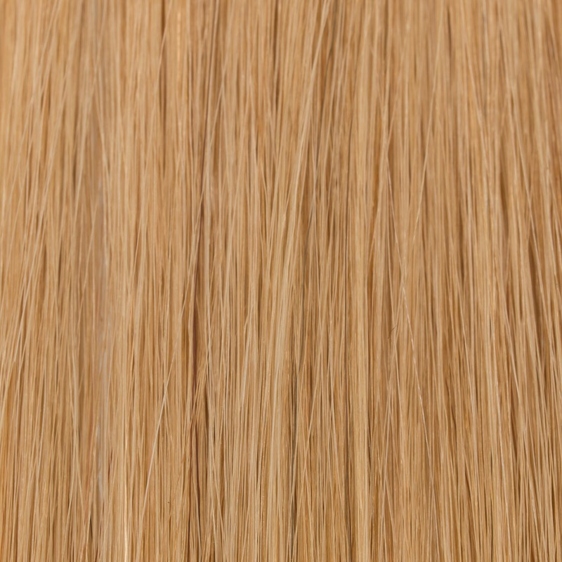Clip in extensions hair piece EasyClips 50 cm L (23 cm) 18 golden brown