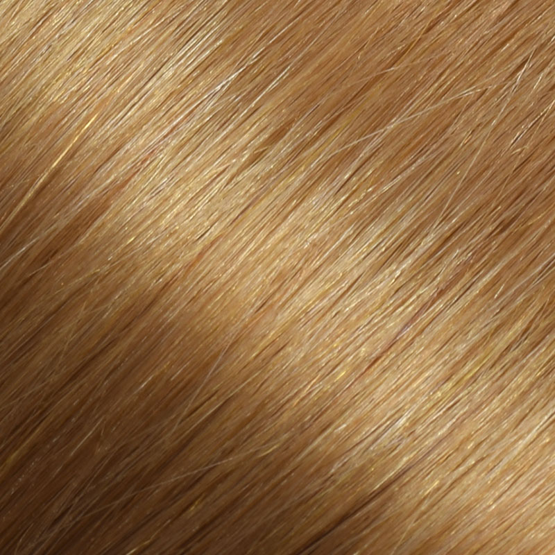20 Echthaar Bonding Extensions Virgin Remyhaar 40 cm glatt 27 strahlendes kupferblond