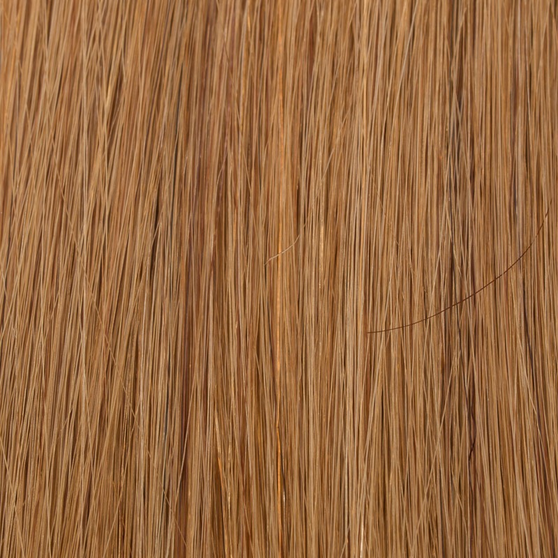 Clip in extensions hair piece EasyClips 50 cm XS (3 cm) 12 light reddish brown