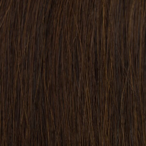 Clip In Extensions Haarteil glatt 50 cm XS (3 cm) 2 dunkelbraun
