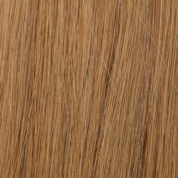 Echthaar Extensions V Bonding 30 cm Premium glatt 14 helles aschbraun