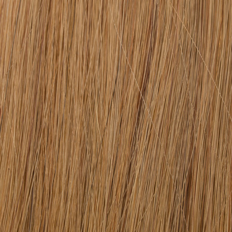 Echthaar Extensions V Bonding 30 cm Premium glatt 14 helles aschbraun