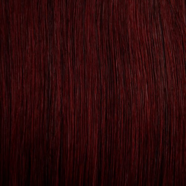 Echthaar Extensions V Bonding 30 cm Premium glatt 99j aubergine