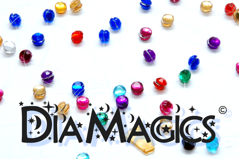 Kristallsträhnen DiaMagics lila
