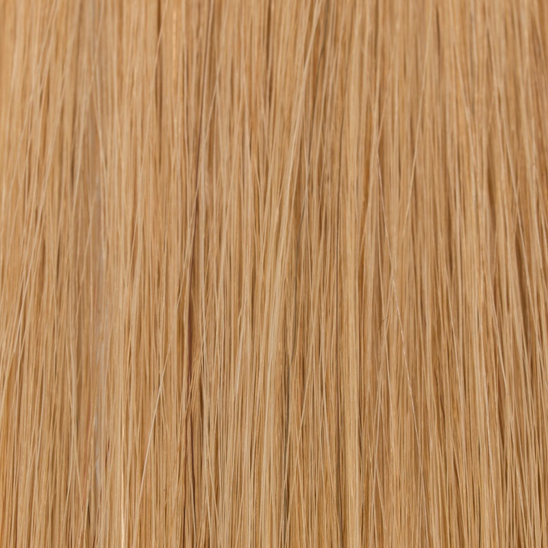 Microring Extensions Echthaar I-Tip 50 cm 18 goldbraun